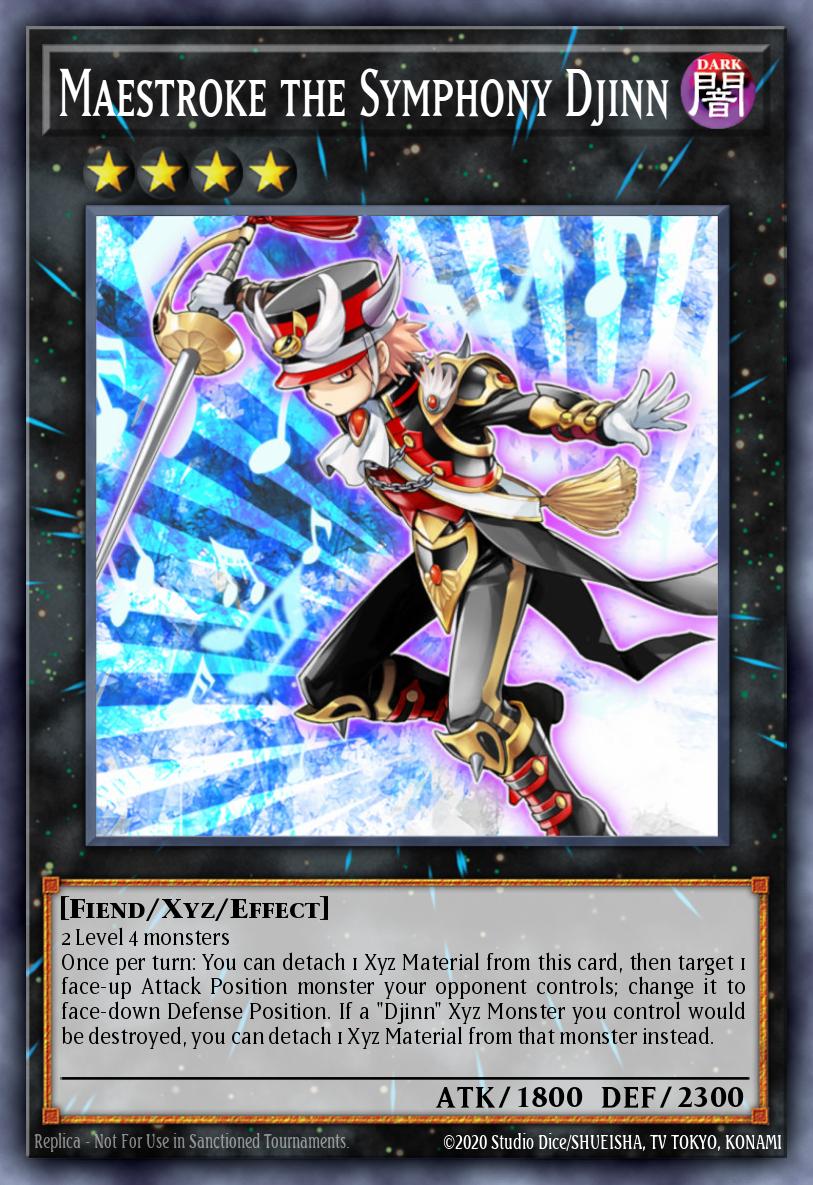 Maestroke the Symphony Djinn Yu-Gi-Oh card