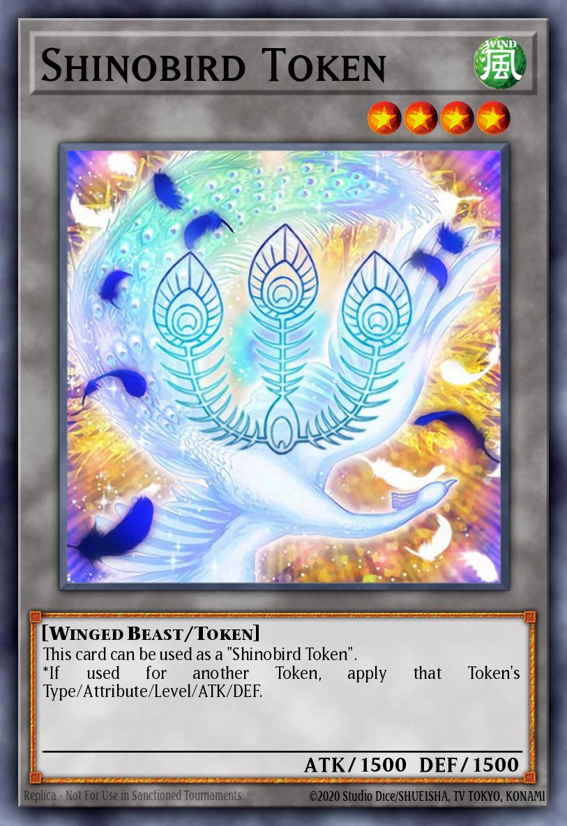 Shinobird Token Yu-Gi-Oh card