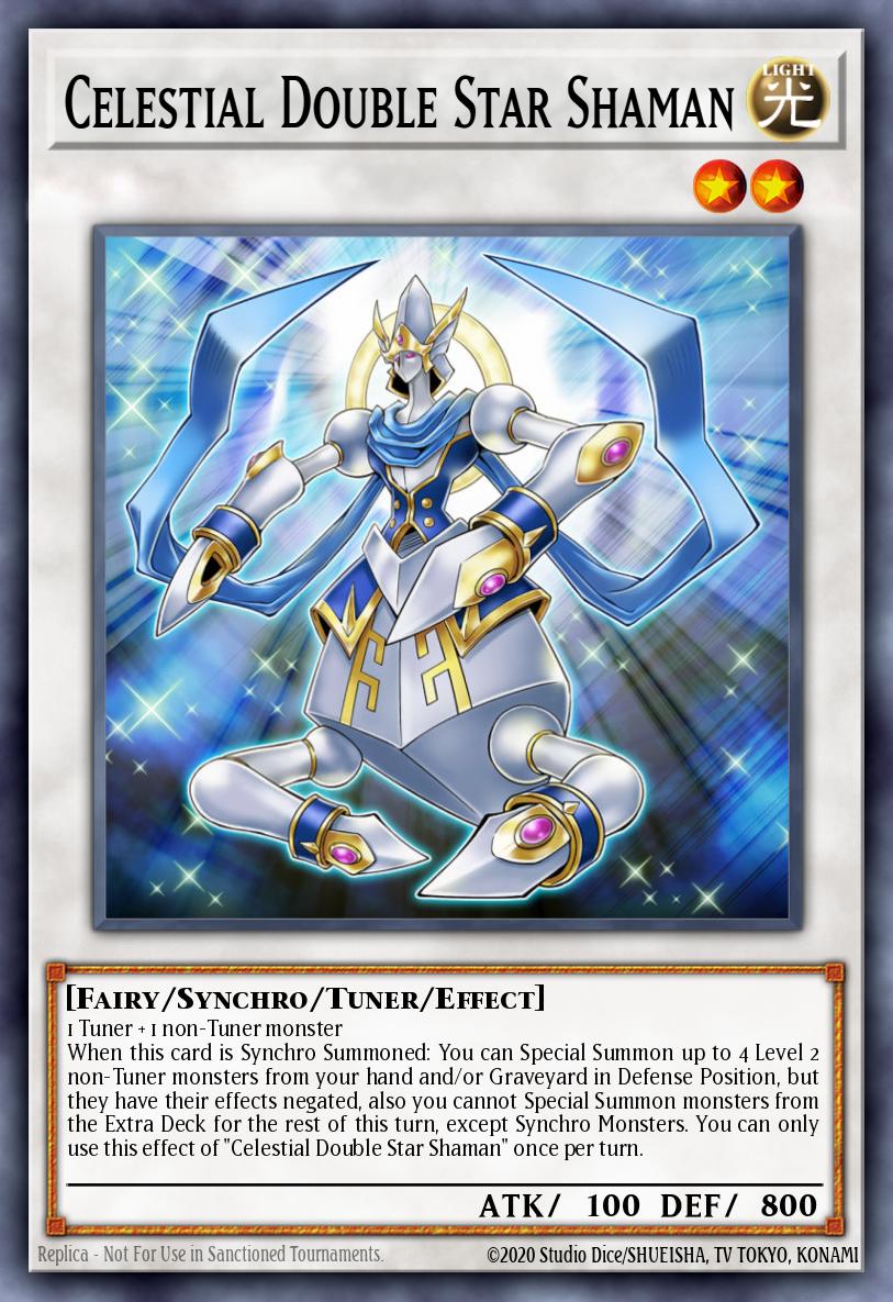 Celestial Double Star Shaman Yu-Gi-Oh card