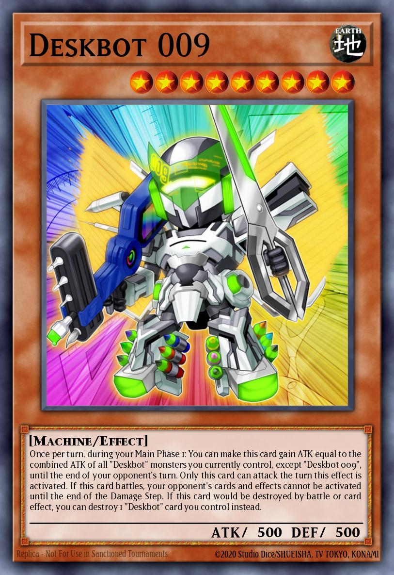 Deskbot 009 Yu-Gi-Oh card