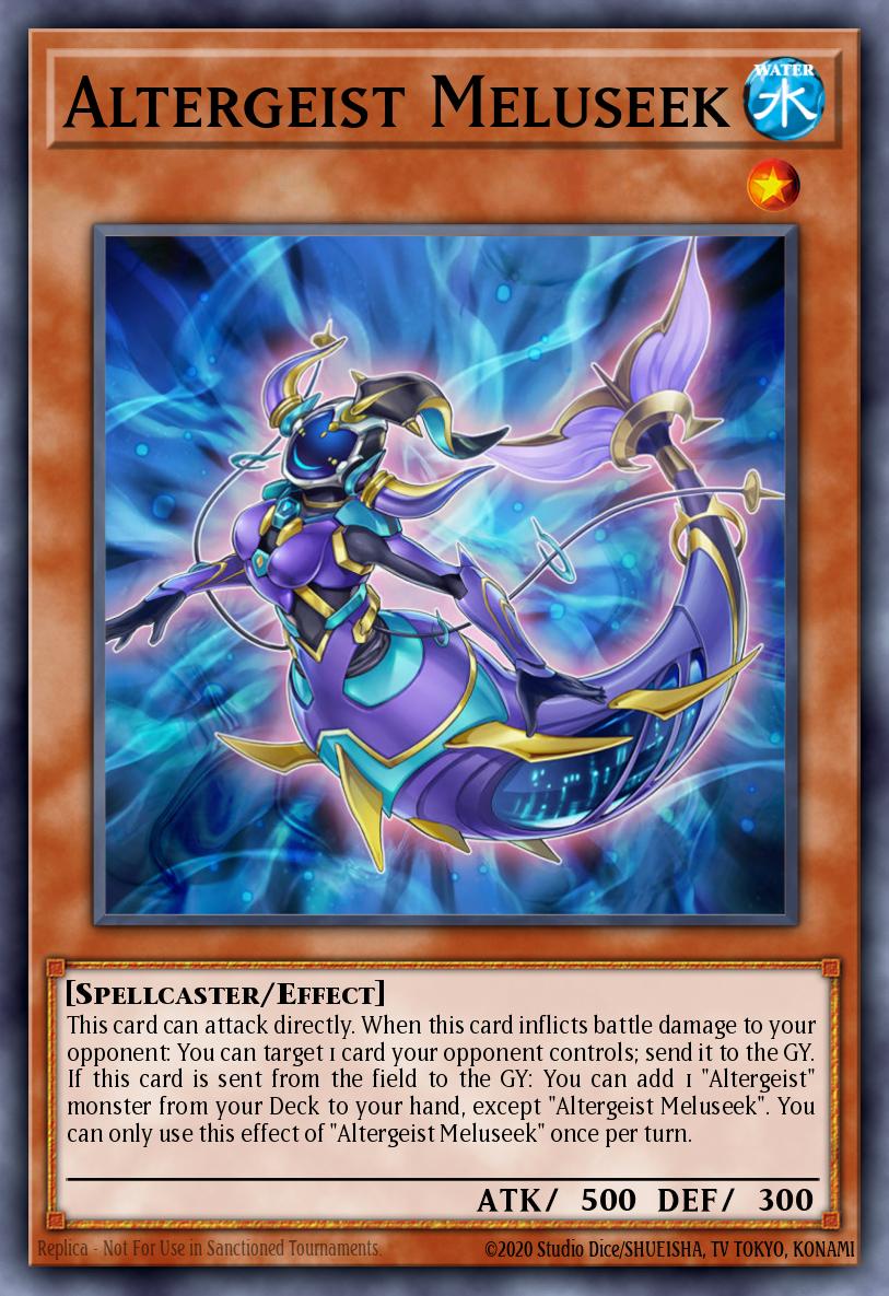 Altergeist Meluseek Yu-Gi-Oh card