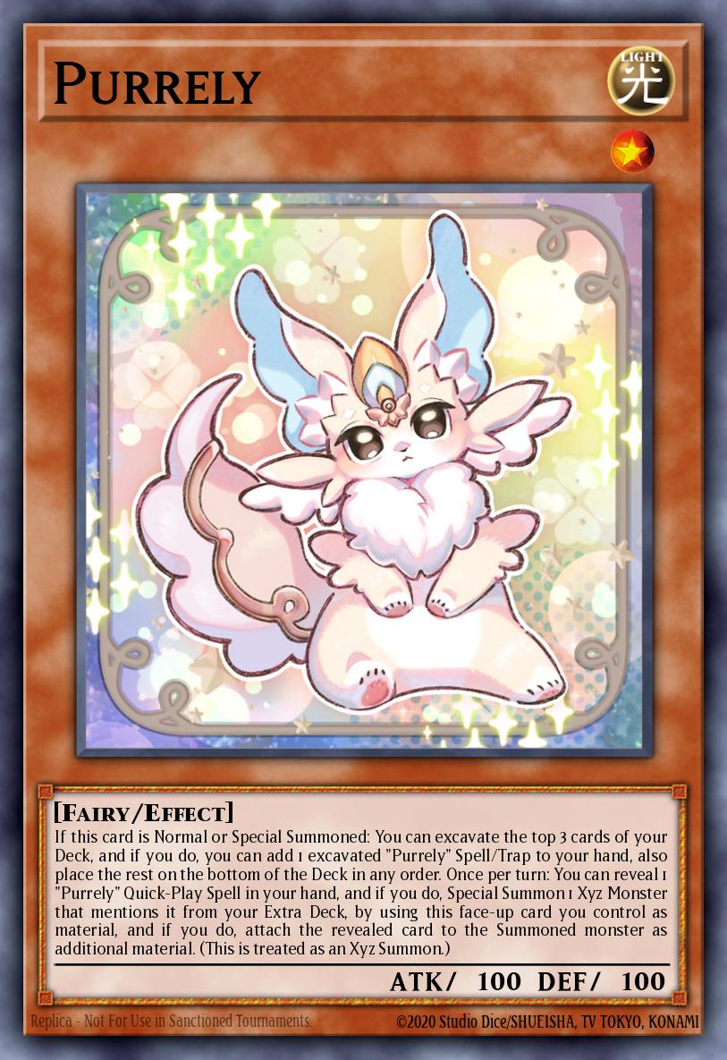 Purrely Yu-Gi-Oh card