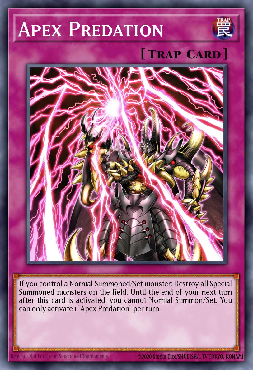 Apex Predation Yu-Gi-Oh card