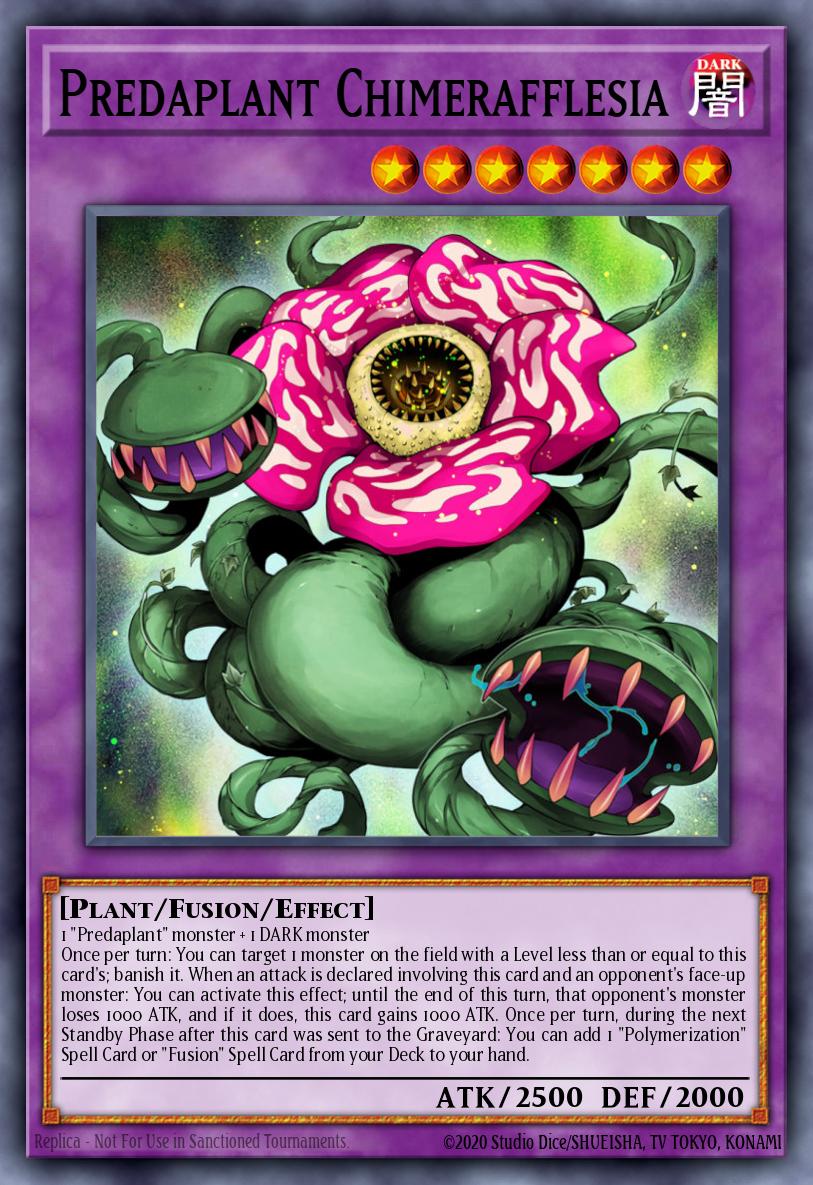 Predaplant Chimerafflesia Yu-Gi-Oh card