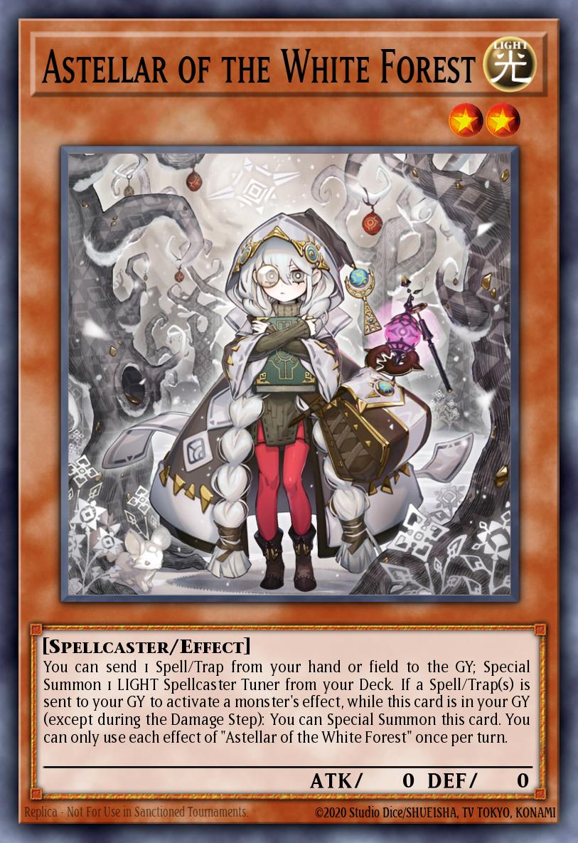 Astellar of the White Forest Yu-Gi-Oh card