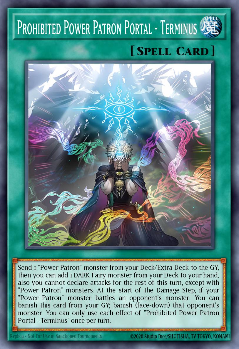 Prohibited Power Patron Portal - Terminus Yu-Gi-Oh card