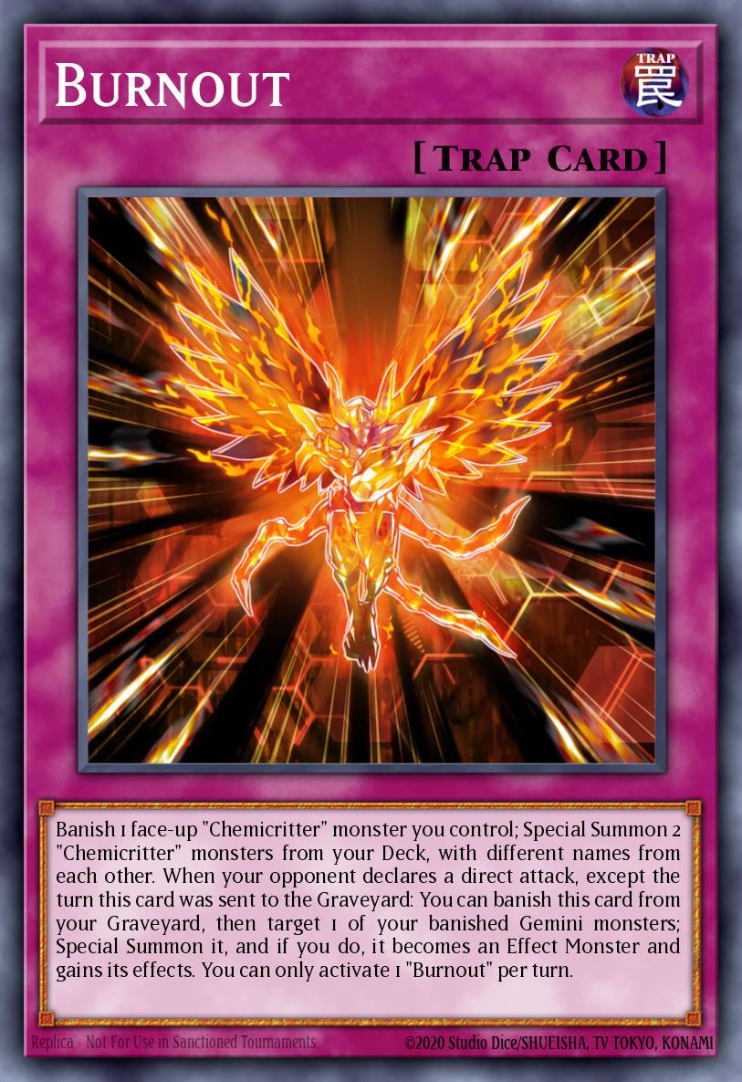 Burnout Yu-Gi-Oh card