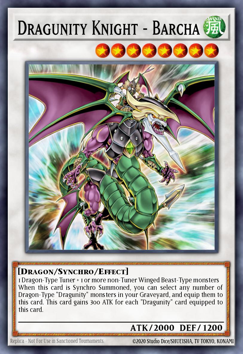 Dragunity Knight - Barcha Yu-Gi-Oh card