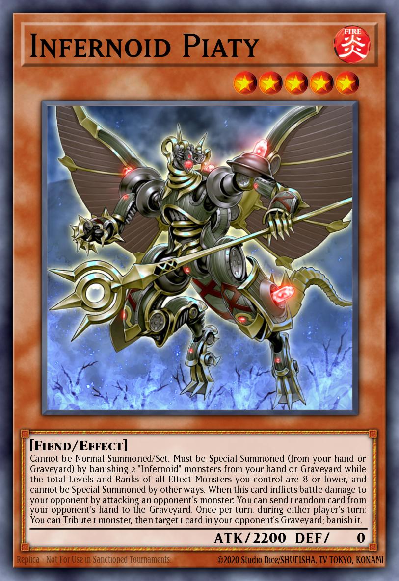 Infernoid Piaty Yu-Gi-Oh card