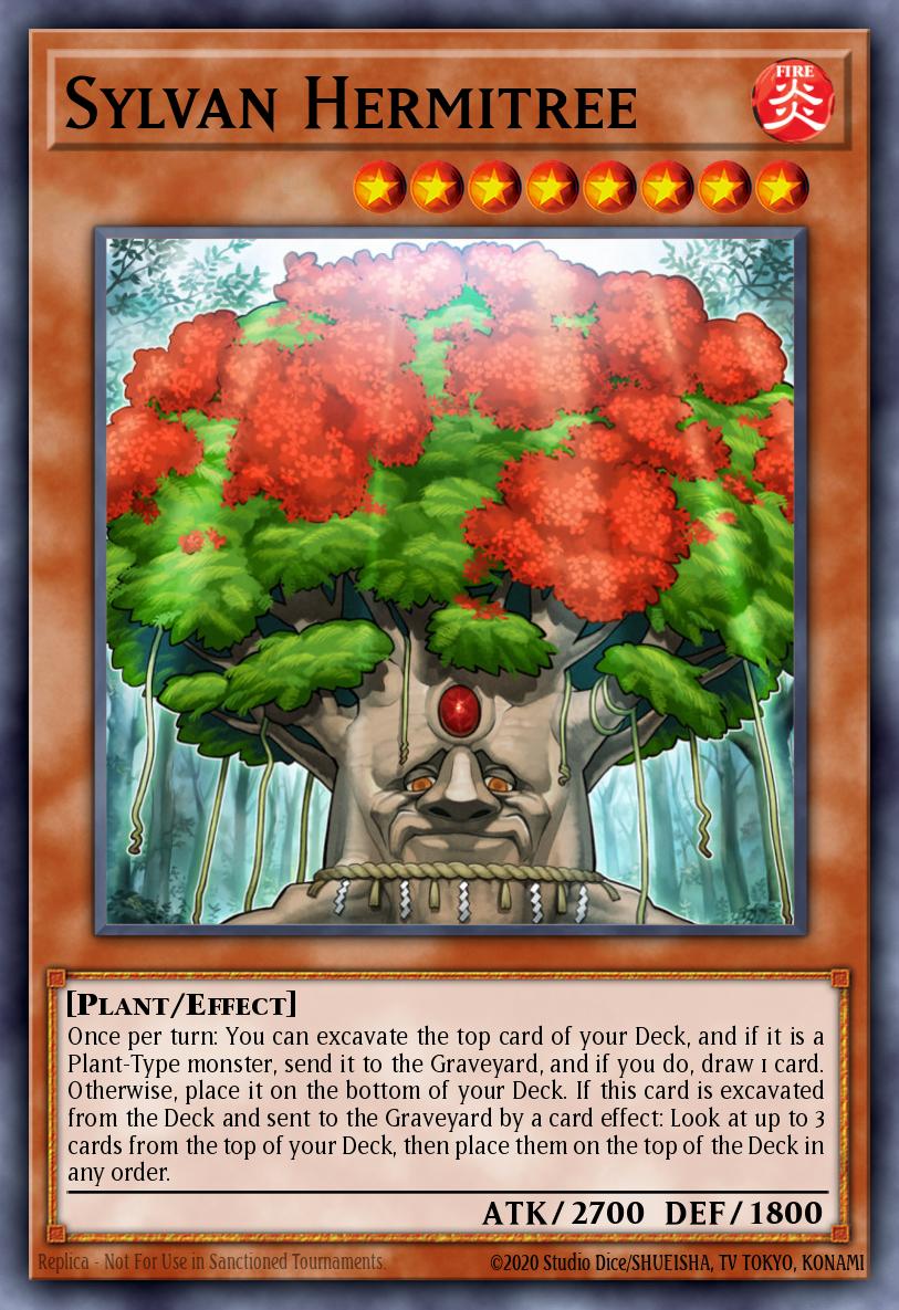 Sylvan Hermitree Yu-Gi-Oh card