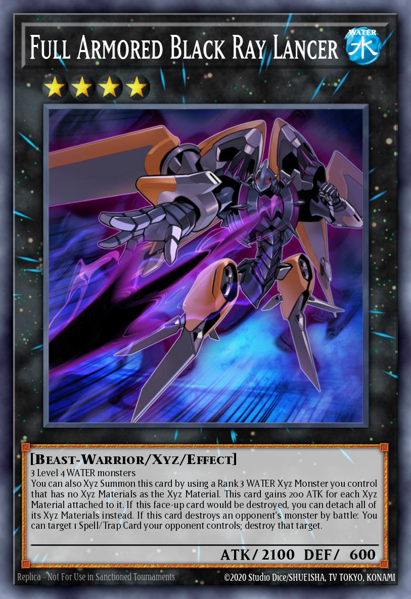 Full Armored Black Ray Lancer Yu-Gi-Oh card