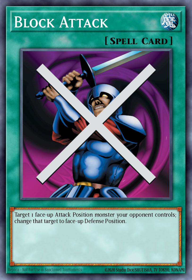 Block Attack Yu-Gi-Oh card