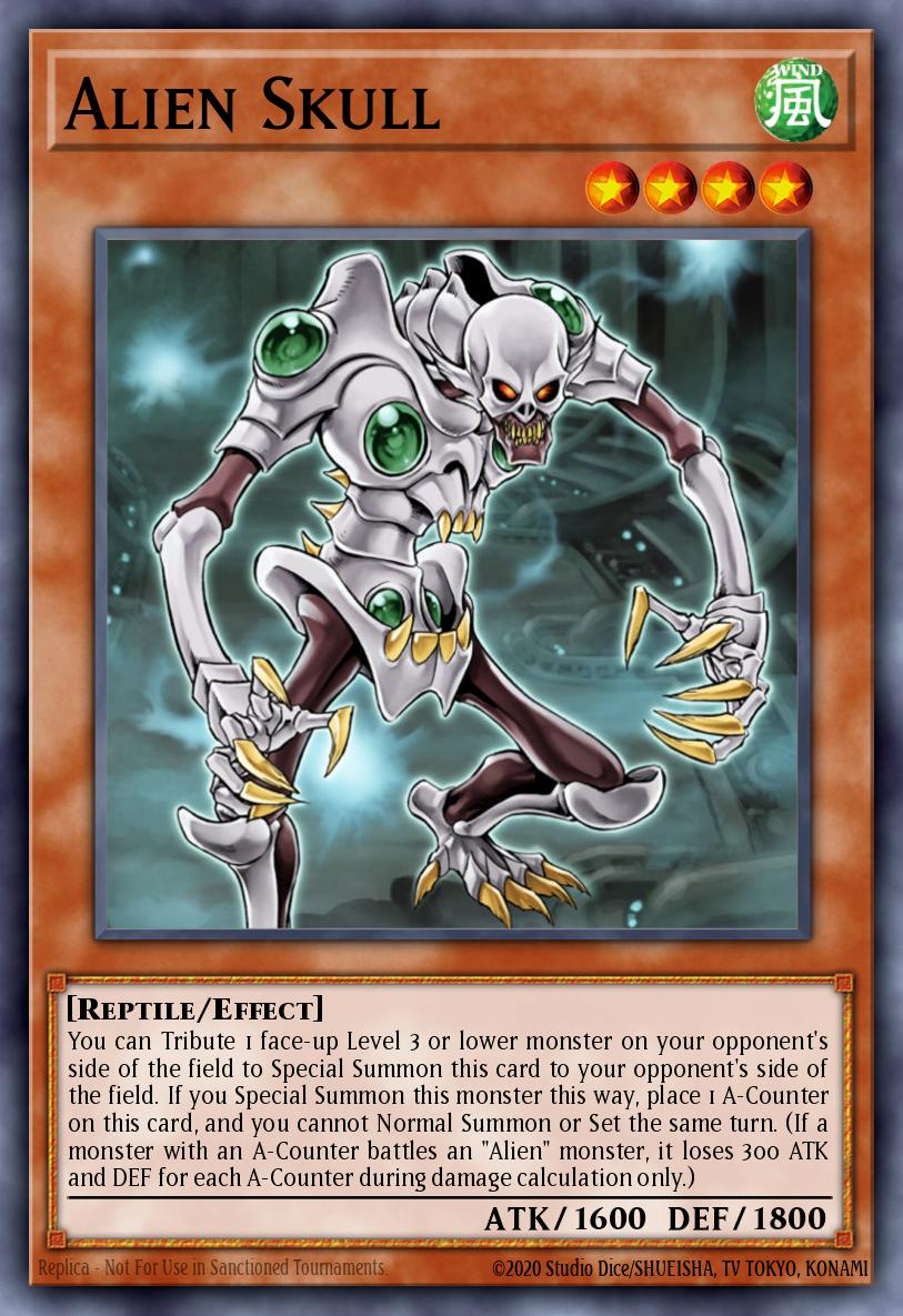 Alien Skull Yu-Gi-Oh card