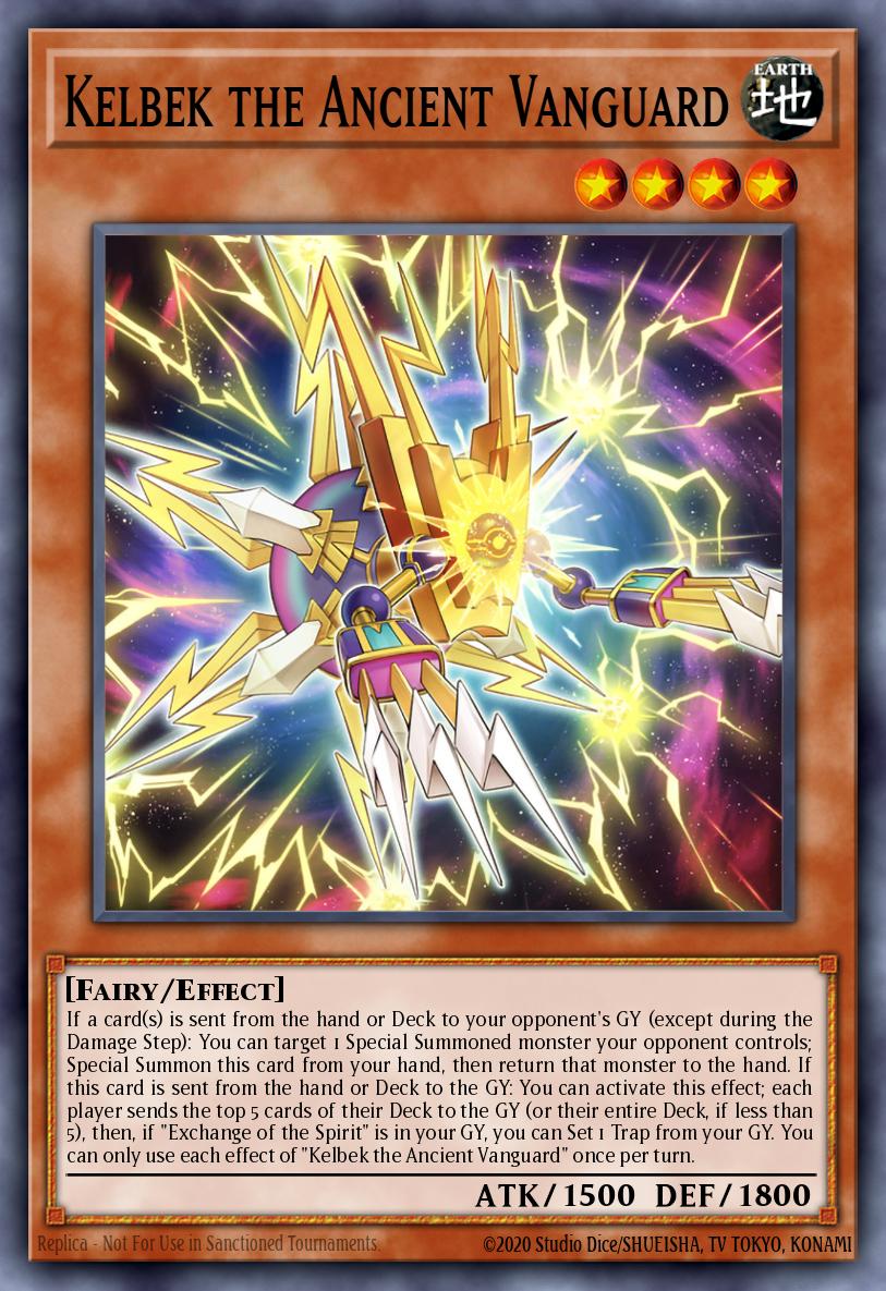 Kelbek the Ancient Vanguard Yu-Gi-Oh card