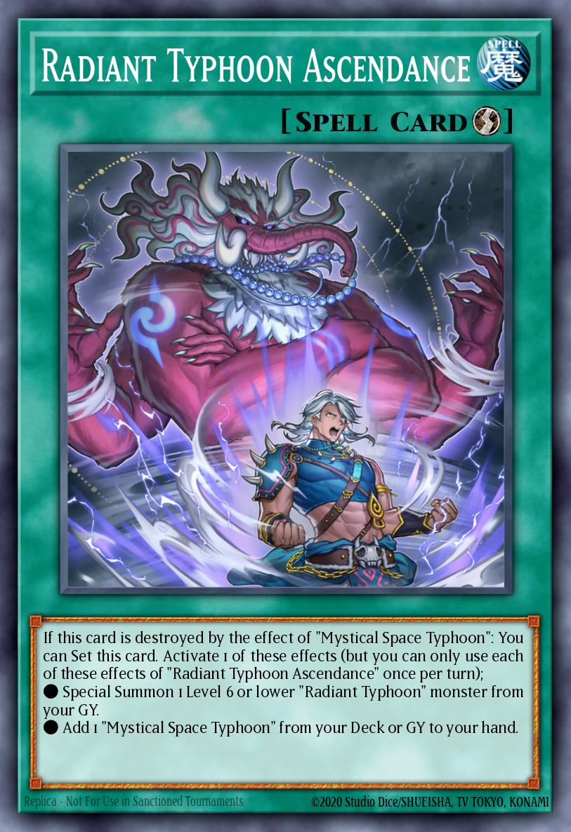 Radiant Typhoon Ascendance Yu-Gi-Oh card