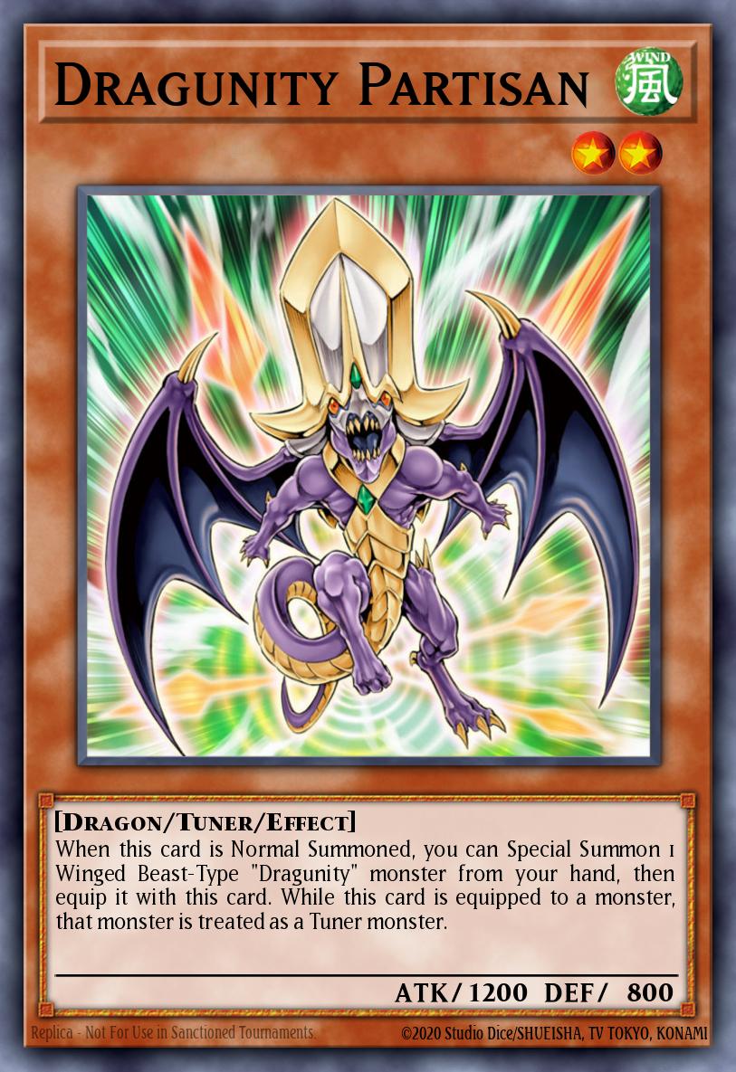 Dragunity Partisan Yu-Gi-Oh card