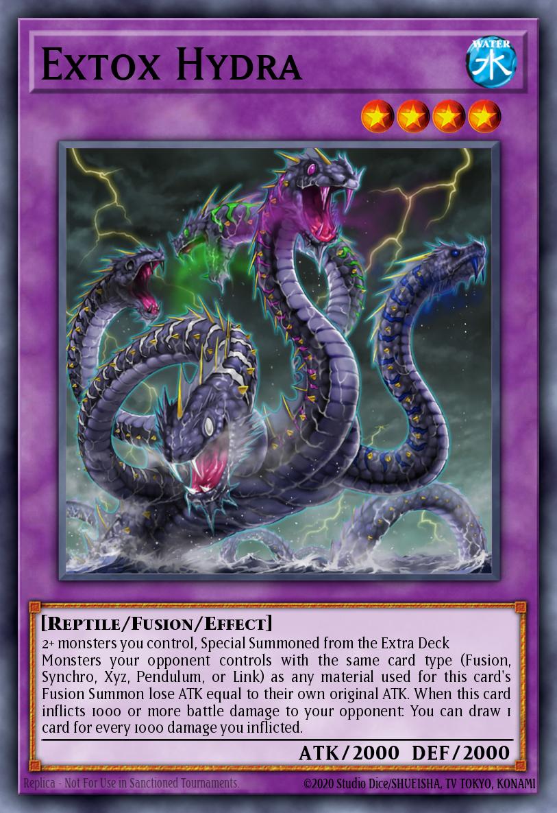 Extox Hydra Yu-Gi-Oh card
