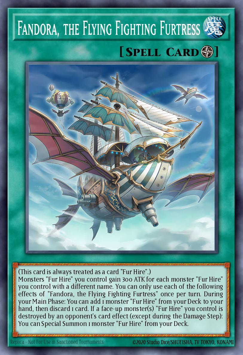 Fandora, the Flying Fighting Furtress Yu-Gi-Oh card