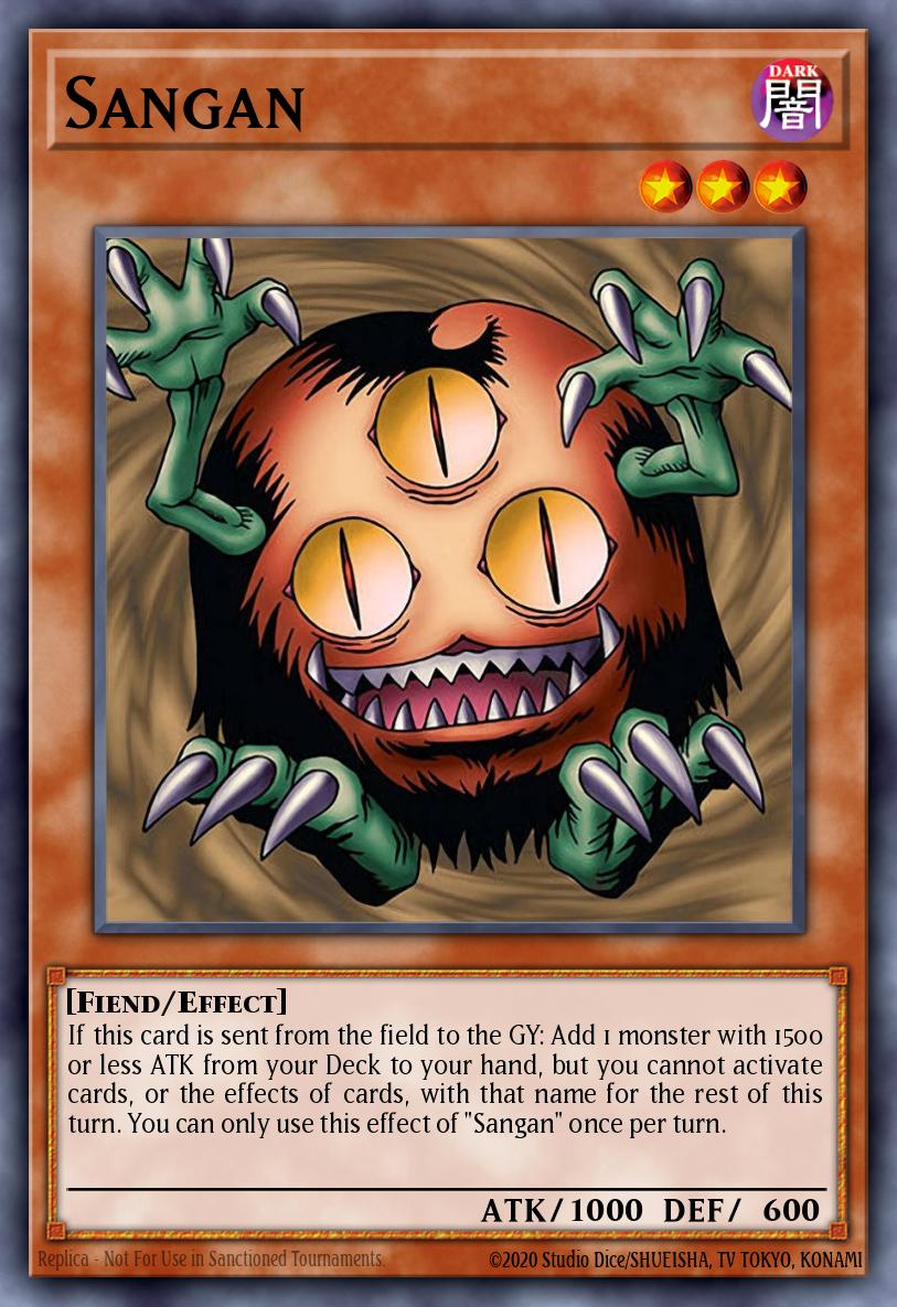 Sangan Yu-Gi-Oh card
