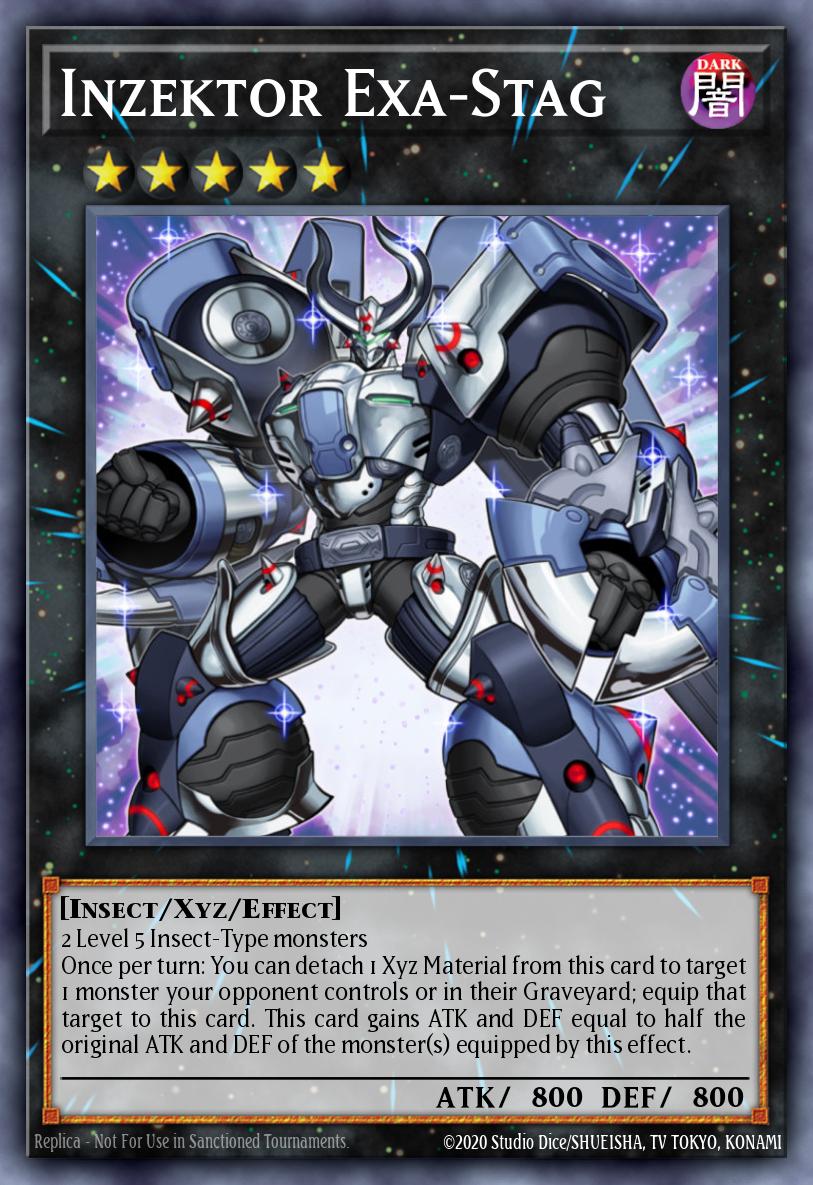Inzektor Exa-Stag Yu-Gi-Oh card