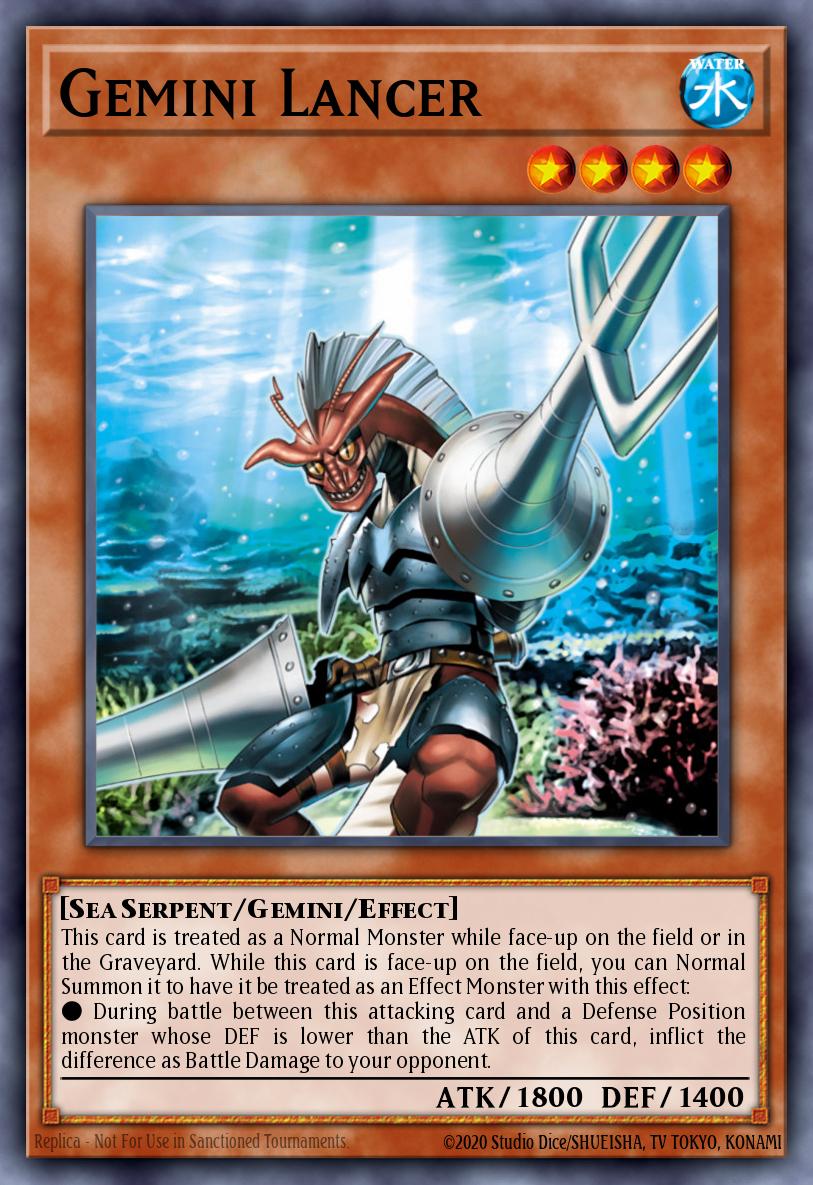 Gemini Lancer Yu-Gi-Oh card