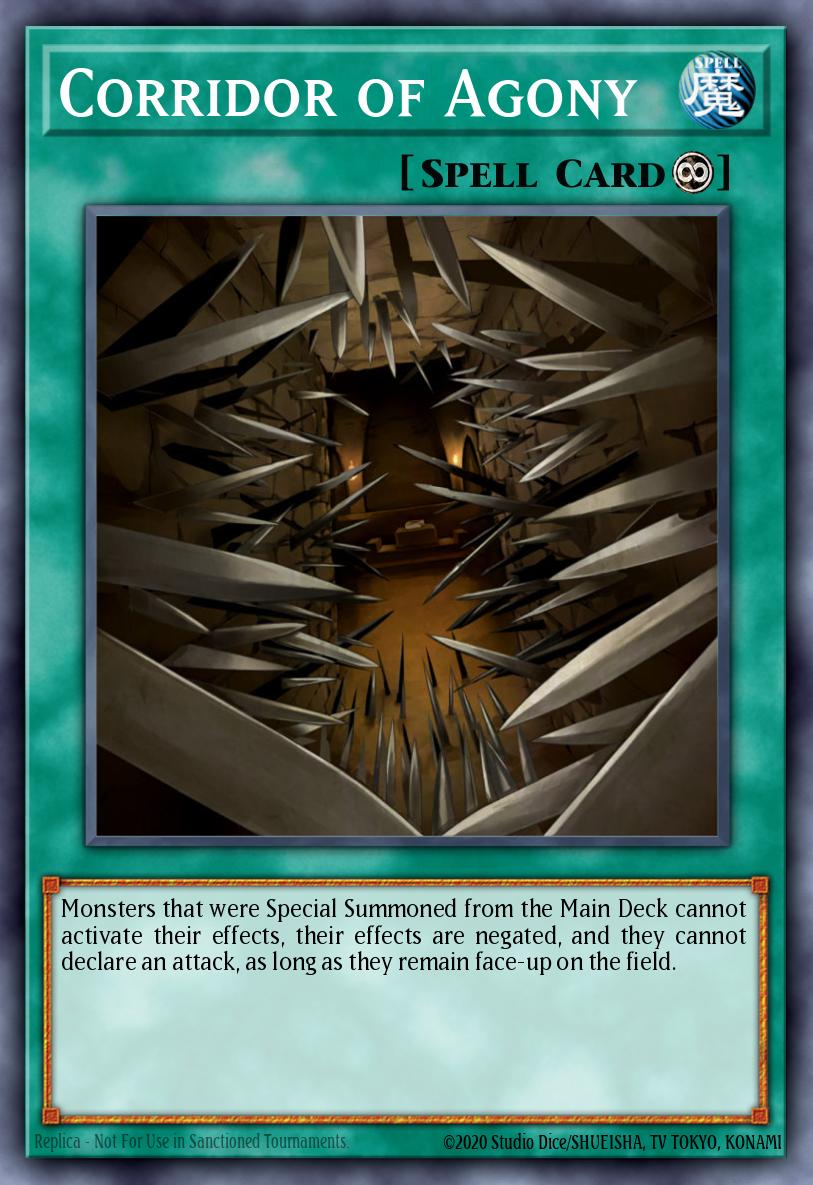 Corridor of Agony Yu-Gi-Oh card