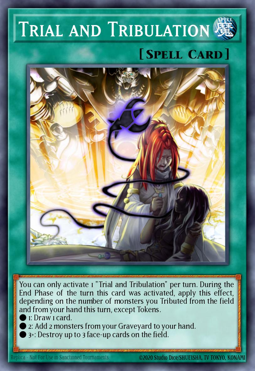 Trial and Tribulation Yu-Gi-Oh card