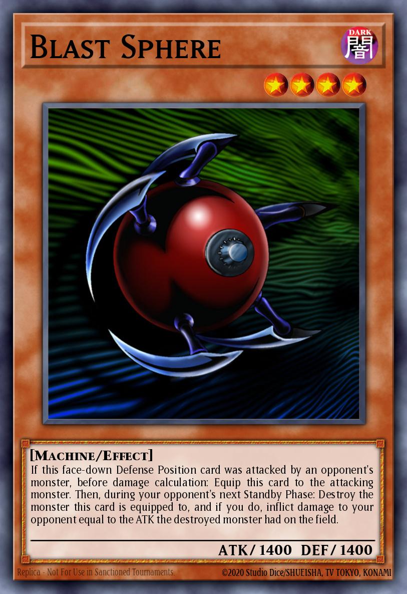 Blast Sphere Yu-Gi-Oh card