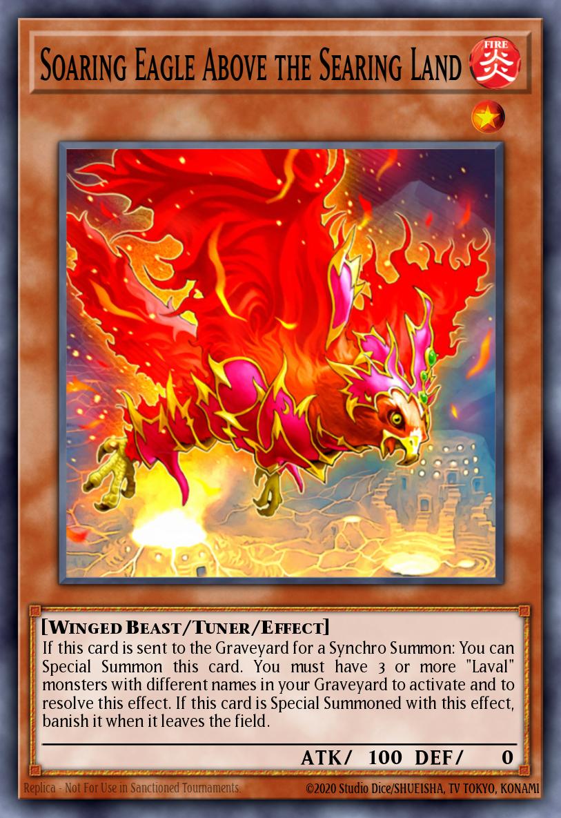 Soaring Eagle Above the Searing Land Yu-Gi-Oh card