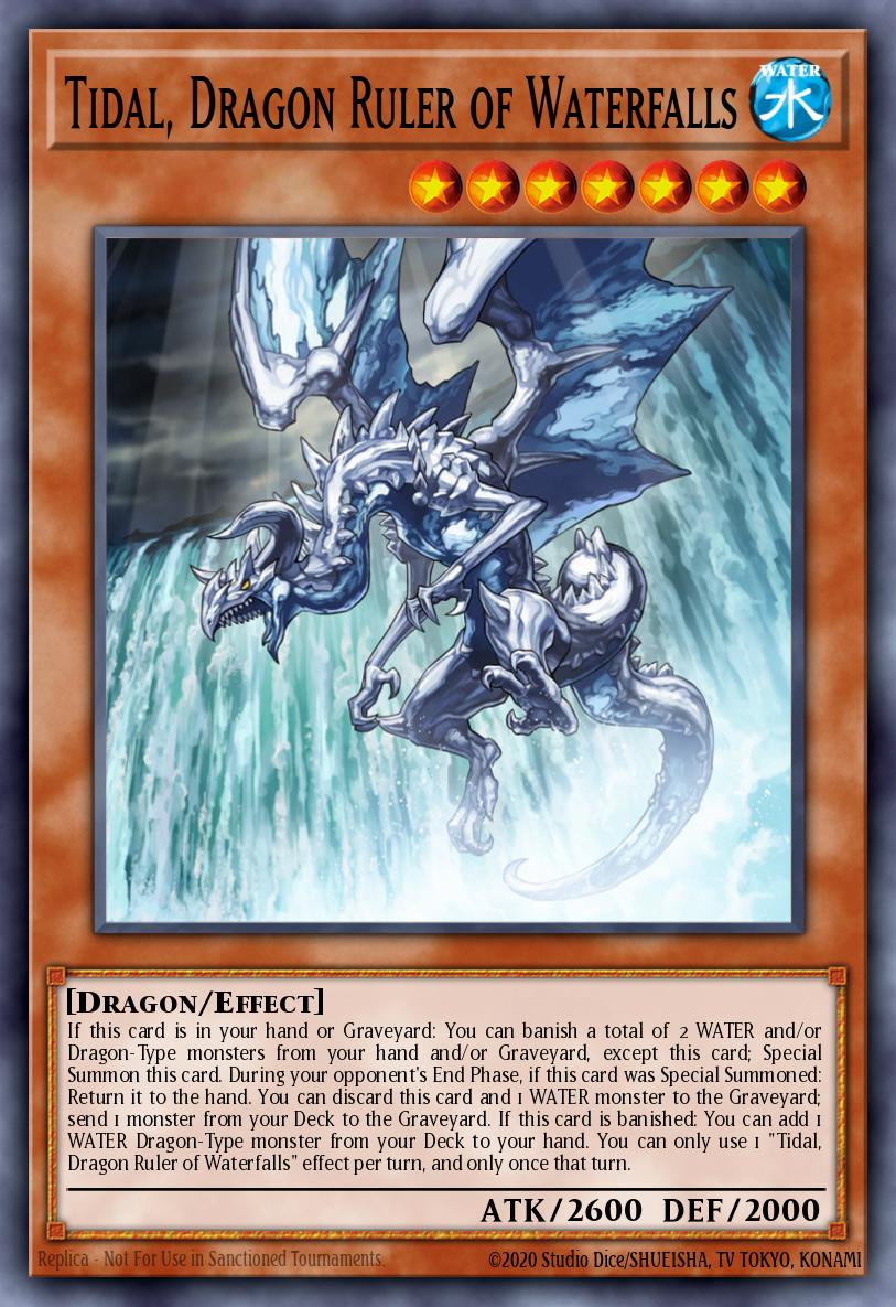 Tidal, Dragon Ruler of Waterfalls Yu-Gi-Oh card