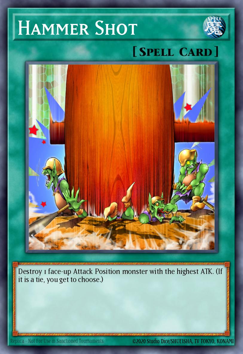 Hammer Shot Yu-Gi-Oh card