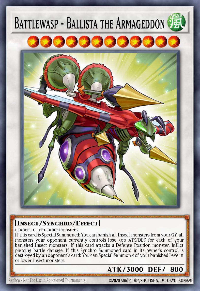 Battlewasp - Ballista the Armageddon Yu-Gi-Oh card