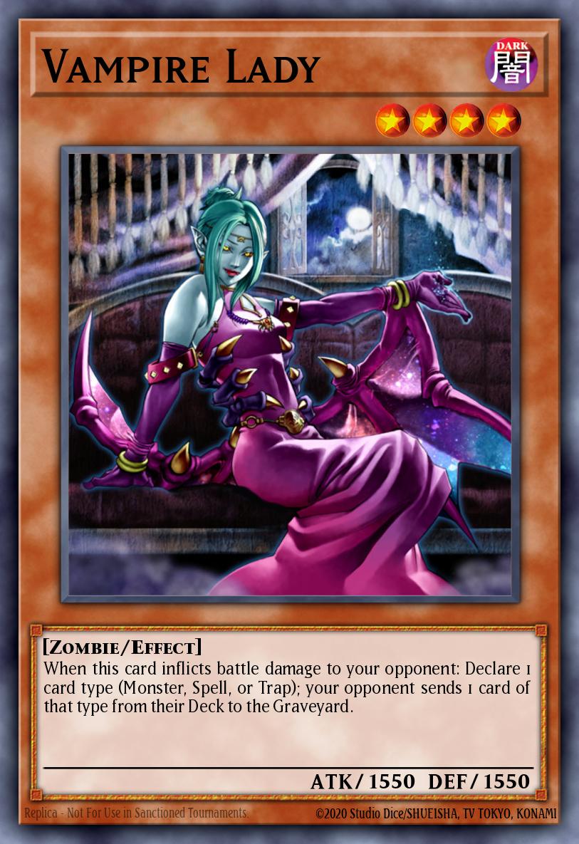 Vampire Lady Yu-Gi-Oh card