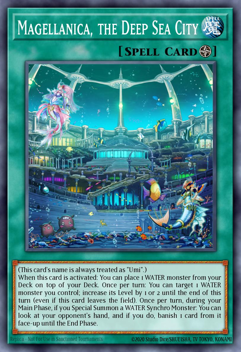 Magellanica, the Deep Sea City Yu-Gi-Oh card