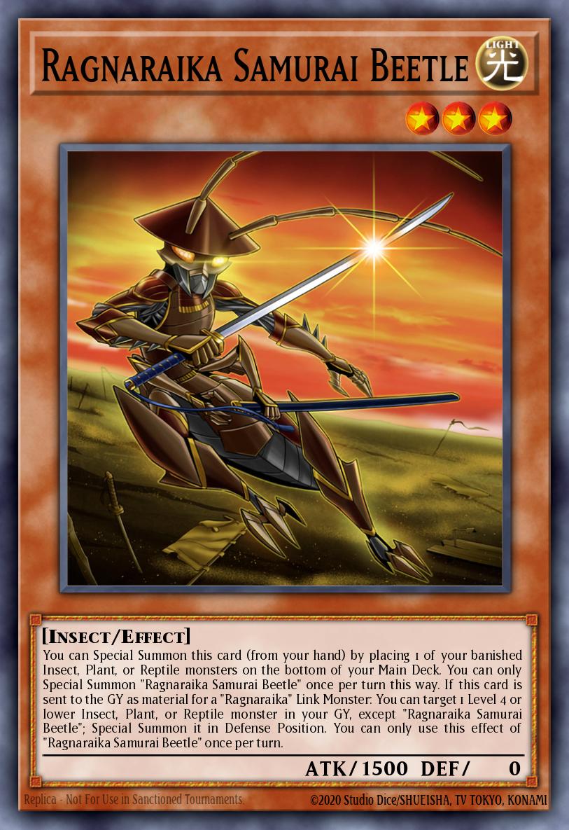 Ragnaraika Samurai Beetle Yu-Gi-Oh card