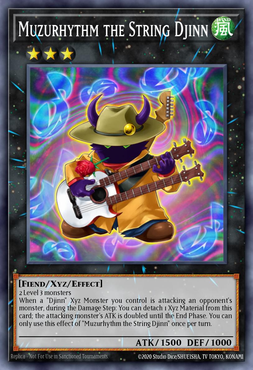 Muzurhythm the String Djinn Yu-Gi-Oh card