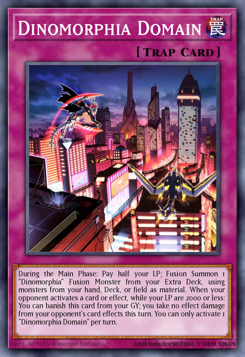 Dinomorphia Domain Yu-Gi-Oh card