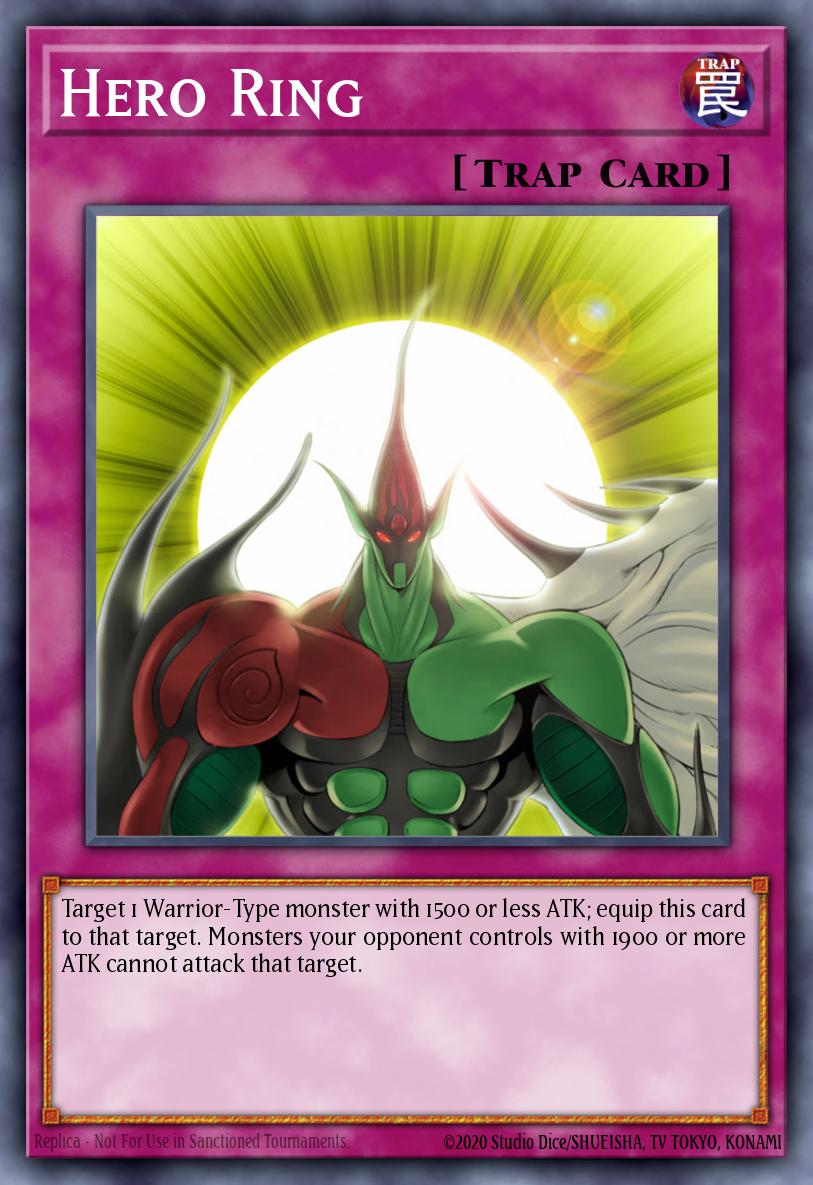Hero Ring Yu-Gi-Oh card