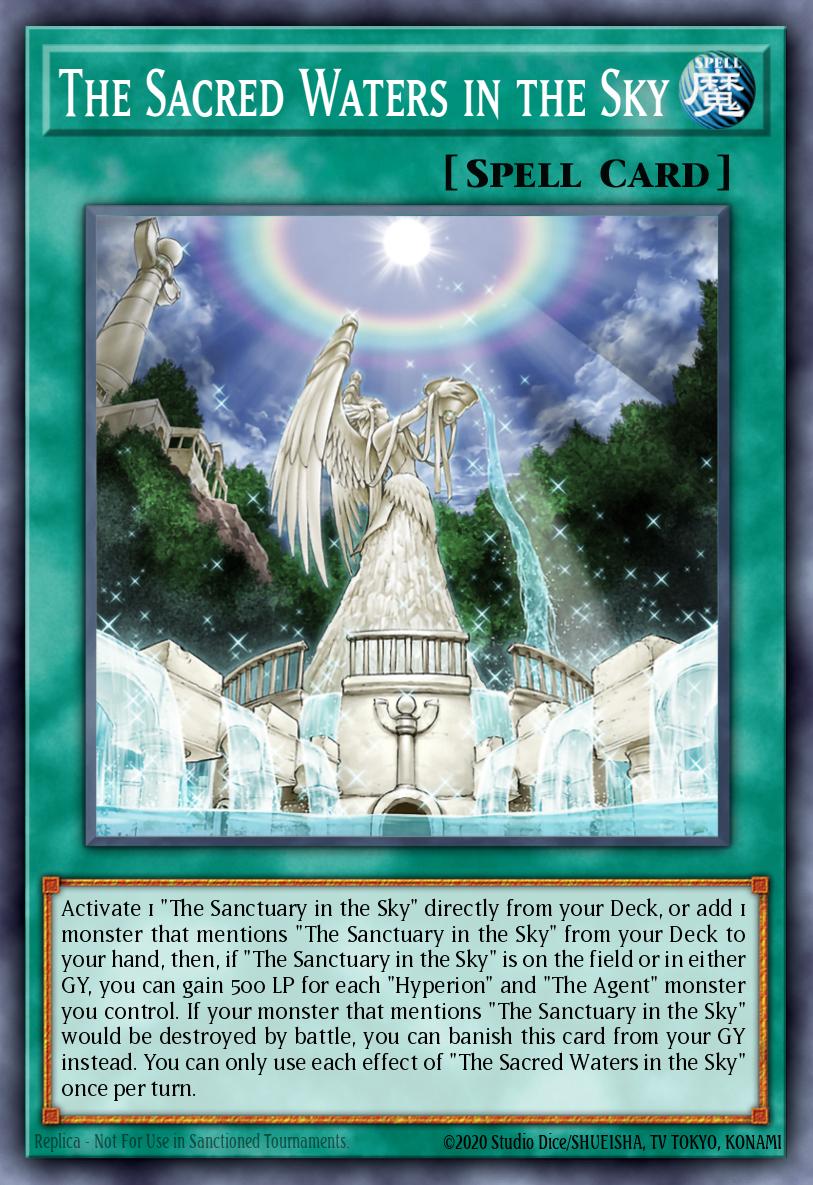 The Sacred Waters in the Sky Yu-Gi-Oh card