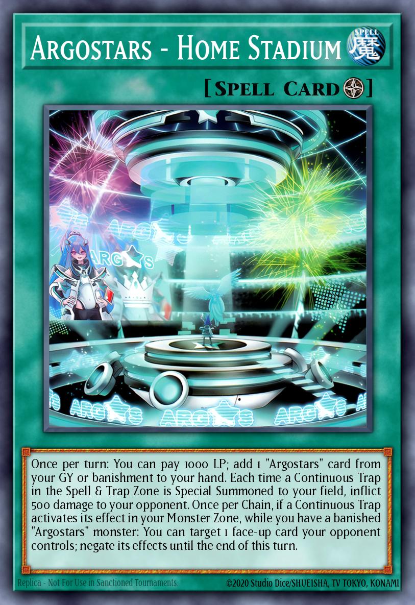 Argostars - Home Stadium Yu-Gi-Oh card