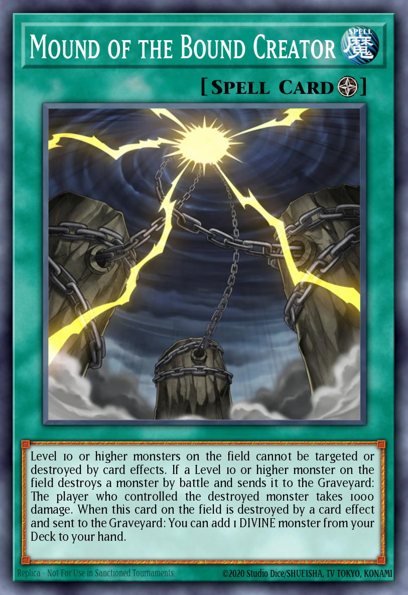 Mound of the Bound Creator Yu-Gi-Oh card