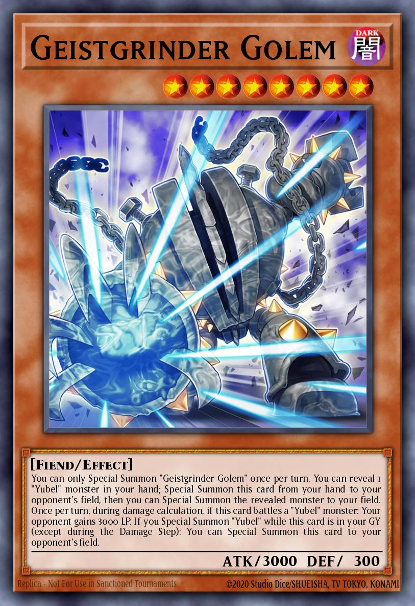 Geistgrinder Golem Yu-Gi-Oh card