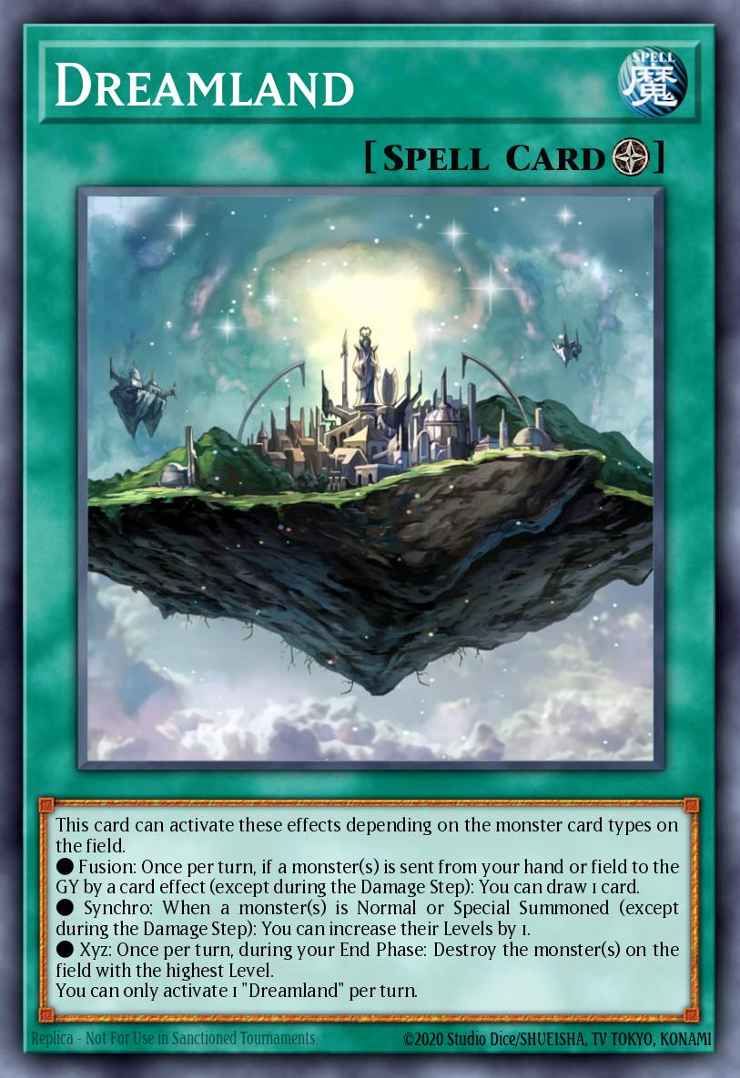 Dreamland Yu-Gi-Oh card