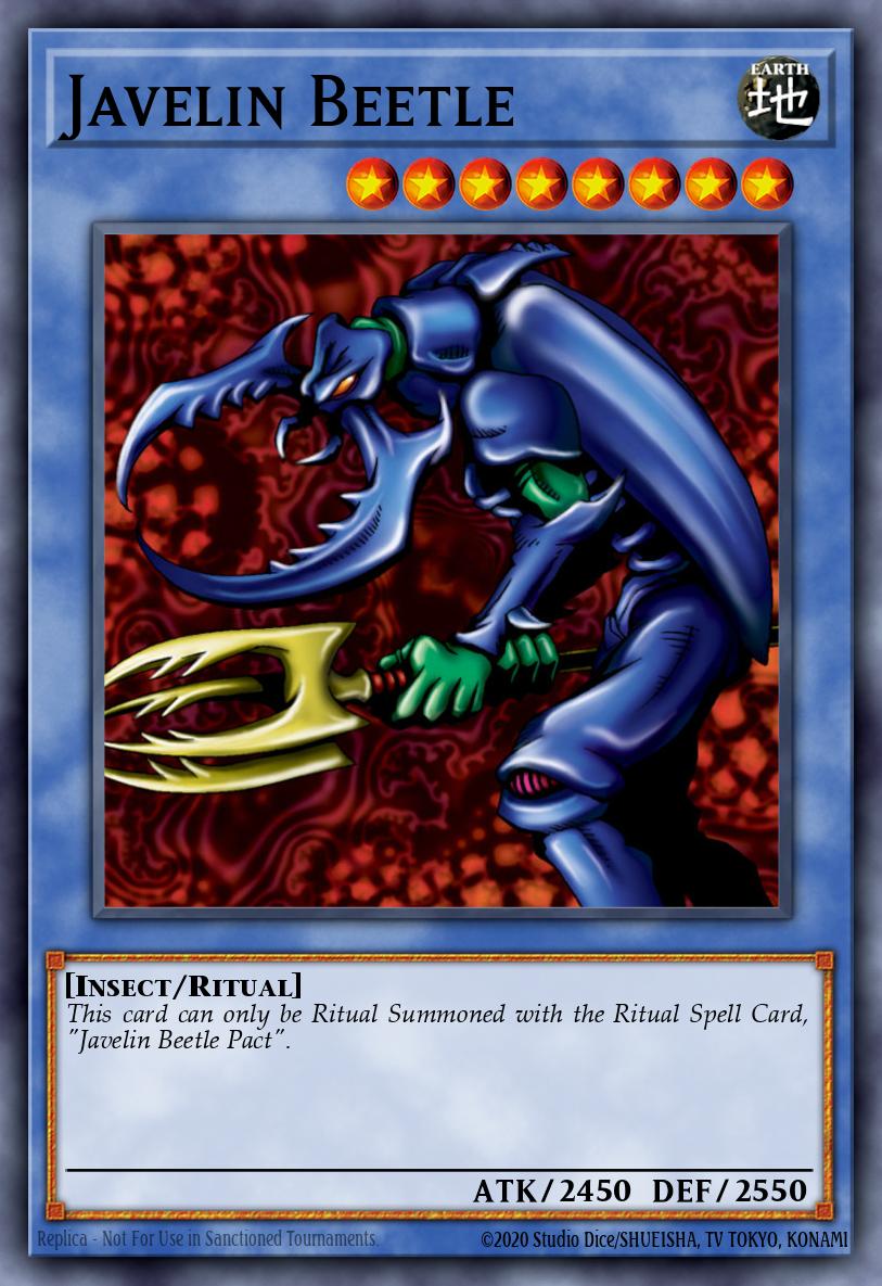 Javelin Beetle Yu-Gi-Oh card