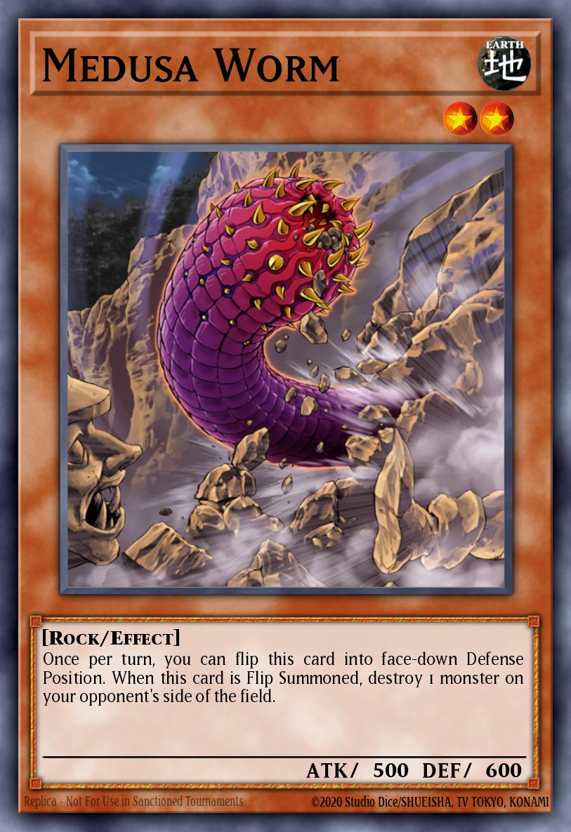 Medusa Worm Yu-Gi-Oh card
