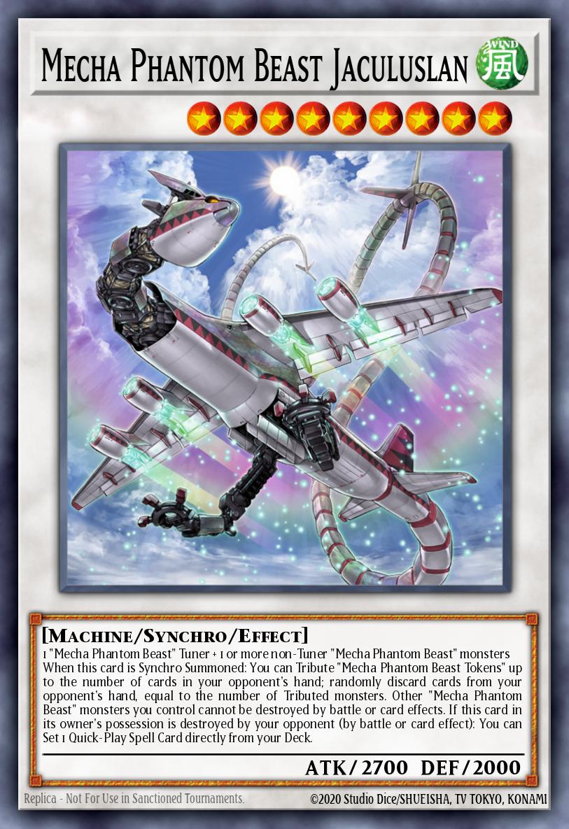 Mecha Phantom Beast Jaculuslan Yu-Gi-Oh card