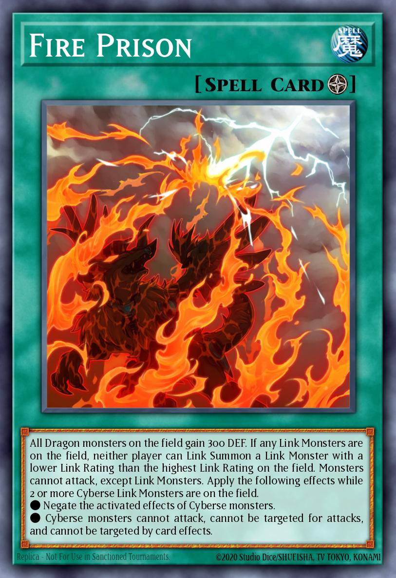 Fire Prison Yu-Gi-Oh card