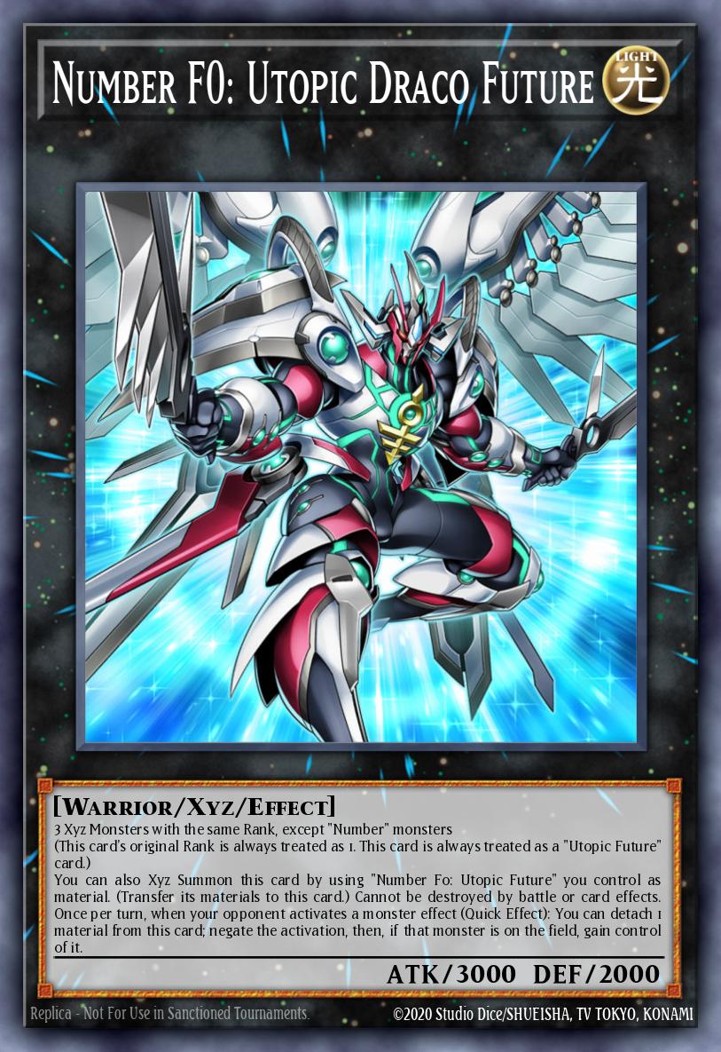 Number F0: Utopic Draco Future Yu-Gi-Oh card