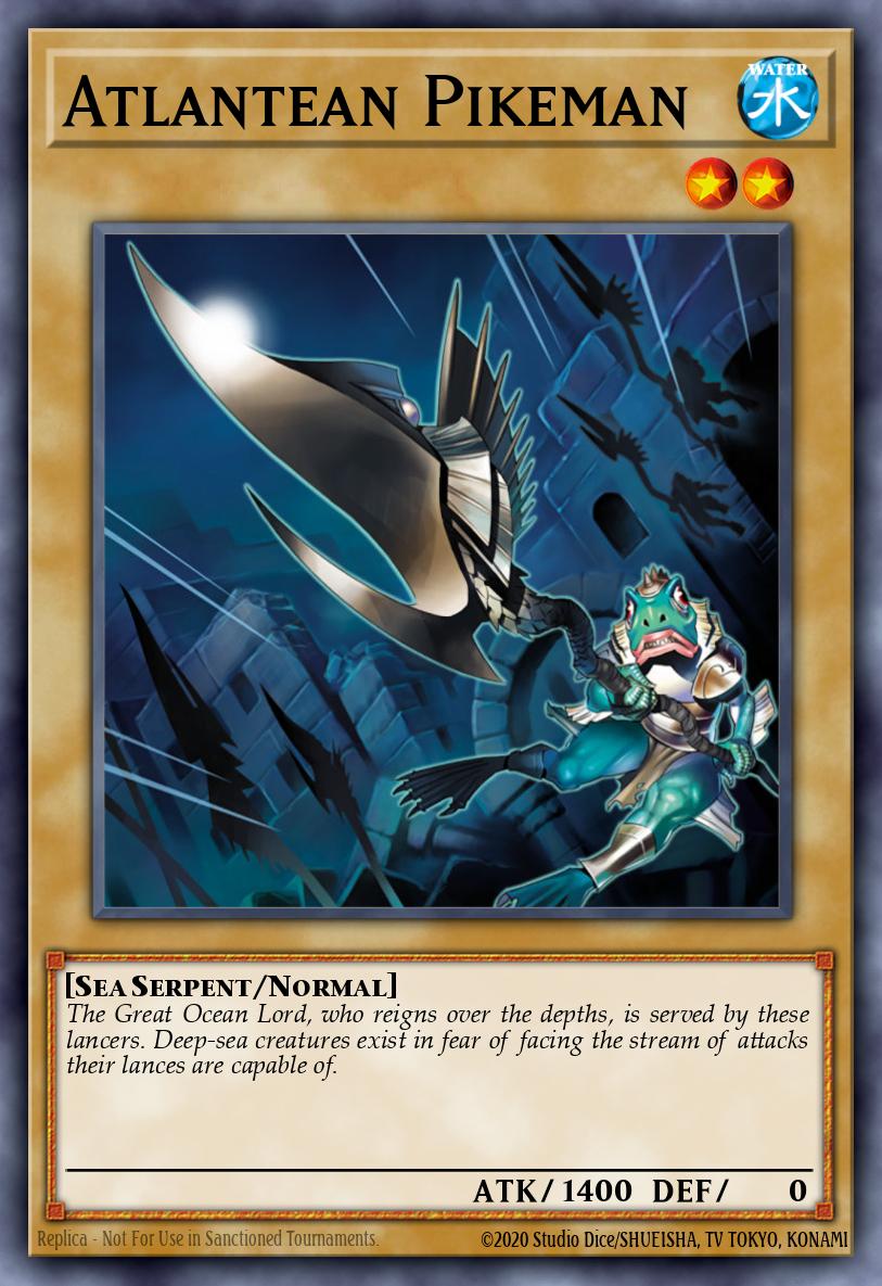 Atlantean Pikeman Yu-Gi-Oh card