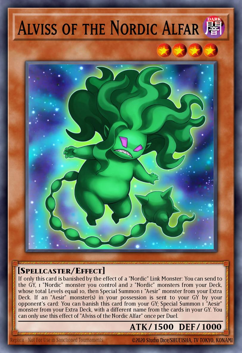 Alviss of the Nordic Alfar Yu-Gi-Oh card